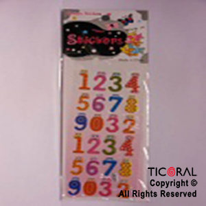 STICKER NUMEROS HS5282-3 x 12